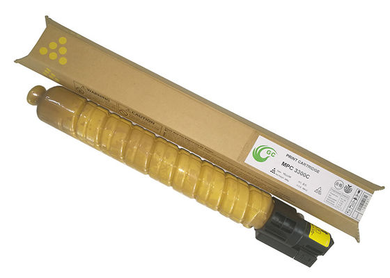 China Yellow Color Ricoh MP C2800 Toner Powder 360g Compatible IOS 5% Coverage supplier