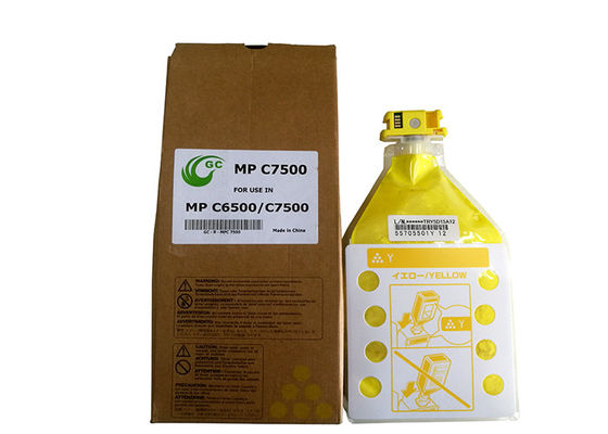 China Compatible Color Toner Cartridges Powder For MP C6500C Yellow 24000 Pages supplier